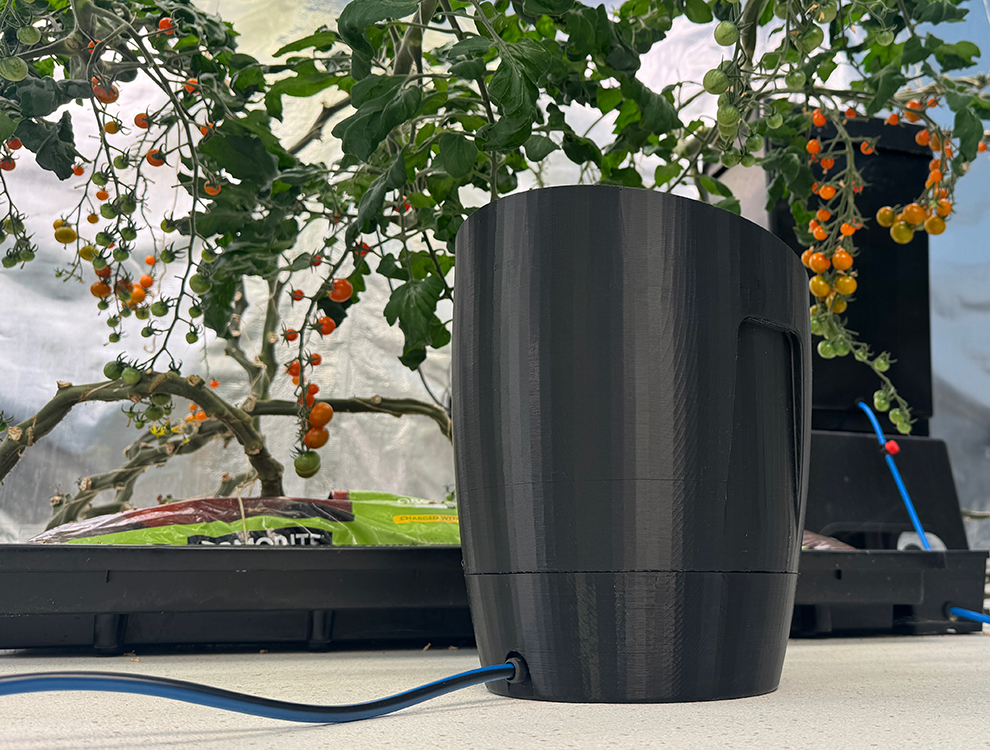 ‘Pots new pussy cat? Our proto lifestyle modules are designed to be sleek and silent like a panther, but suitable for watering and feeding plants in your living room