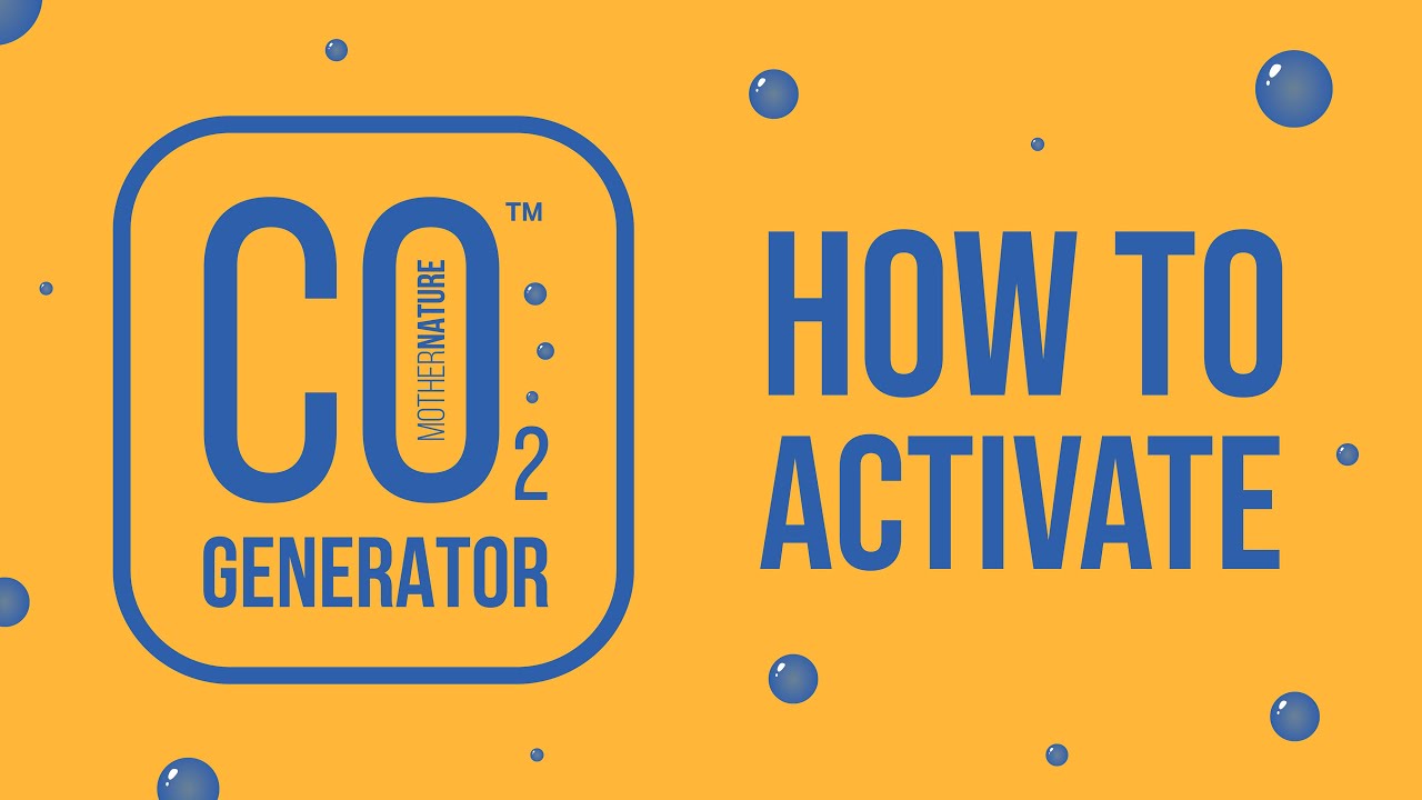 MotherNature CO2 Generator - Activation